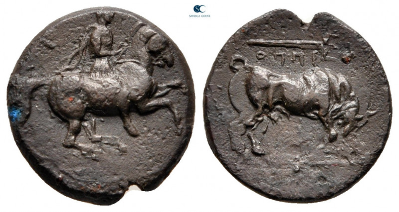 Thessaly. Krannon circa 350-300 BC. 
Bronze Æ

15 mm, 2,14 g



very fine...
