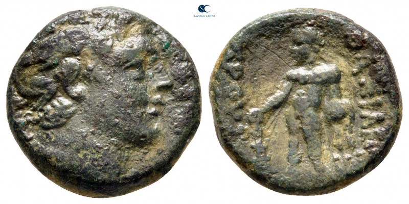 Kings of Bithynia. Nikomedeia. Prusias II Cynegos 182-149 BC. 
Bronze Æ

15 m...