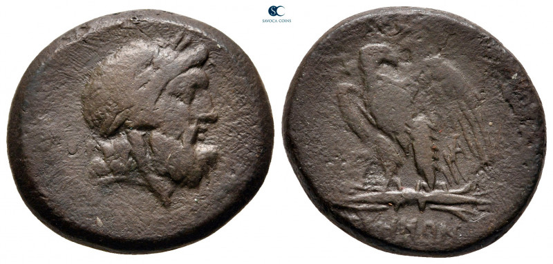 Mysia. Pergamon circa 133-27 BC. 
Bronze Æ

20 mm, 8,12 g



nearly very ...