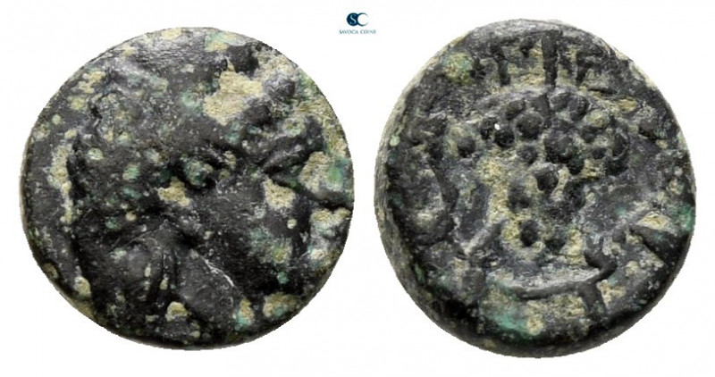 Mysia. Perperene circa 400-300 BC. 
Bronze Æ

8 mm, 0,62 g



nearly very...