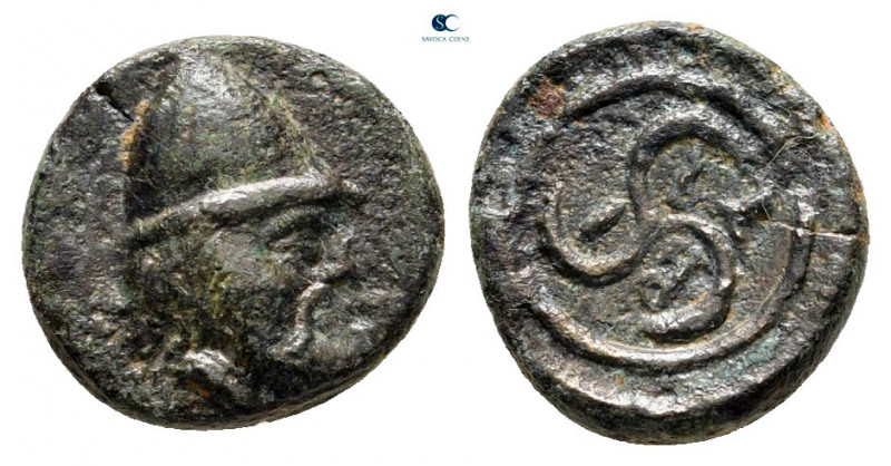 Troas. Birytis circa 350-300 BC. 
Bronze Æ

10 mm, 1,03 g



very fine