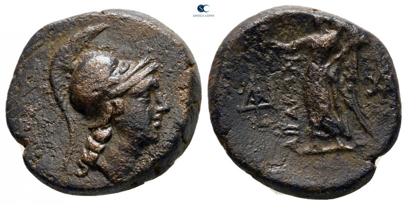 Aiolis. Aigai circa 200-100 BC. 
Bronze Æ

18 mm, 3,89 g



very fine