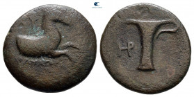 Aiolis. Kyme circa 320-250 BC. Bronze Æ