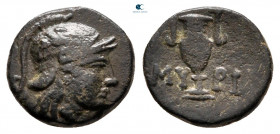Aiolis. Myrina circa 400-200 BC. Bronze Æ