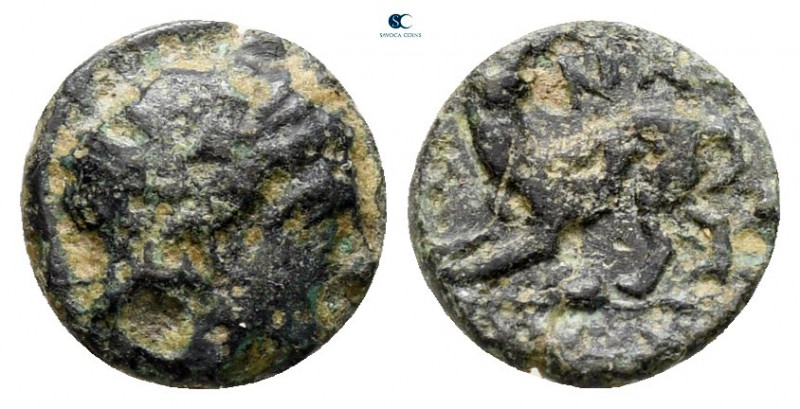 Lesbos. Nesos circa 300-200 BC. 
Bronze Æ

8 mm, 0,54 g



nearly very fi...