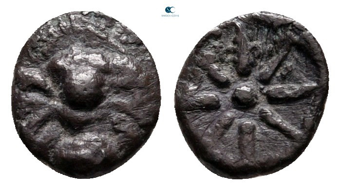 Ionia. Ephesos circa 500-420 BC. 
Hemiobol AR

8 mm, 0,27 g



very fine