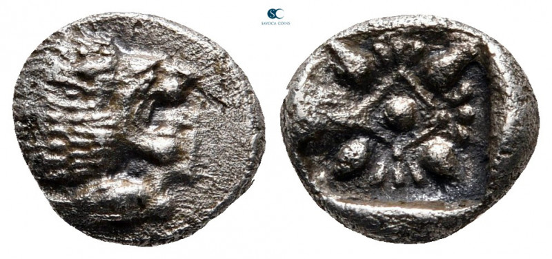 Ionia. Miletos circa 525-475 BC. 
Diobol AR

10 mm, 1,08 g



nearly very...