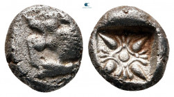 Ionia. Miletos circa 400-350 BC. Diobol AR