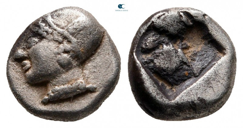 Ionia. Phokaia circa 521-478 BC. 
Diobol AR

9 mm, 1,29 g



good very fi...