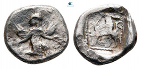 Caria. Kaunos circa 490-470 BC. Obol AR