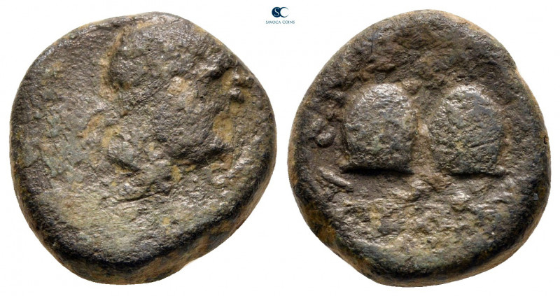 Caria. Tabai circa 200-100 BC. 
Bronze Æ

15 mm, 4,76 g



fine