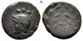 Lydia. Thyessos circa 400-300 BC. Bronze Æ