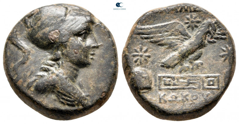 Phrygia. Apameia circa 88-40 BC. 
Bronze Æ

20 mm, 7,56 g



very fine