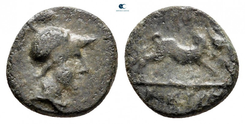 Phrygia. Kibyra circa 200-100 BC. 
Bronze Æ

8 mm, 0,75 g



very fine