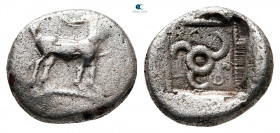 Dynasts of Lycia. Uncertain Dynast 480-430 BC. Diobol AR