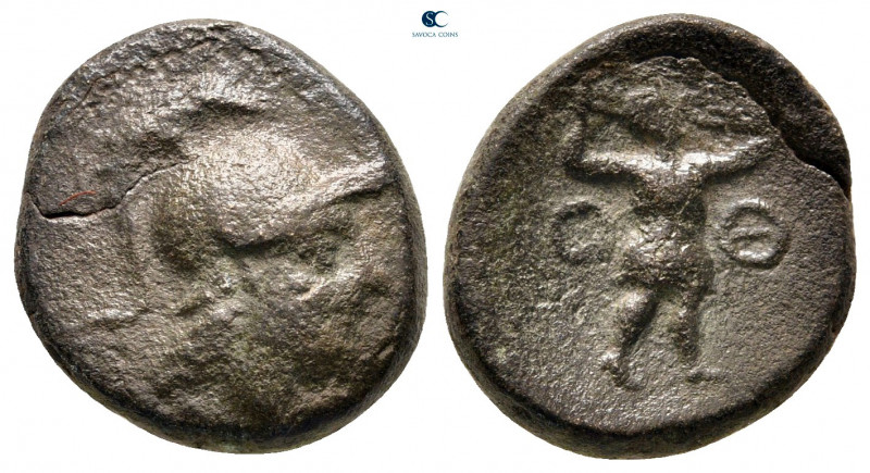 Pamphylia. Aspendos circa 400-200 BC. 
Bronze Æ

15 mm, 3,89 g



very fi...