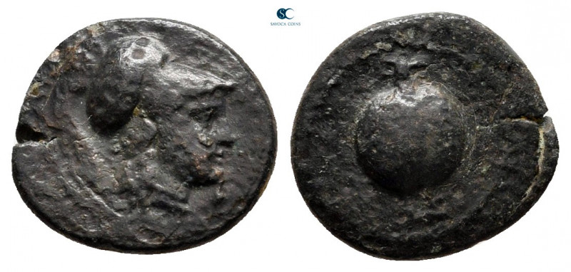 Pamphylia. Side circa 100-0 BC. 
Bronze Æ

12 mm, 1,04 g



nearly very f...