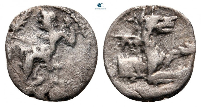 Lycaonia. Laranda circa 324-323 BC. 
Obol AR

10 mm, 0,62 g



nearly ver...