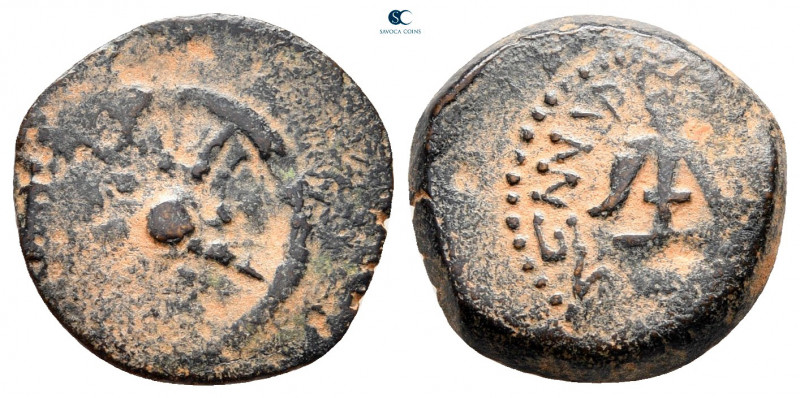 Judaea. Jerusalem. Hasmoneans. Alexander Jannaios (Yehonatan) 103-76 BC. 
Pruta...