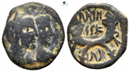 Nabataean Kingdom. Petra. Aretas IV, with Shaqilat 9 BC-AD 40. Bronze Æ