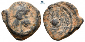 Ptolemaic Kingdom of Egypt. Kyrene mint. Ptolemy Apion, King of Kyrenaika 104-96 BC. Chalkous Æ