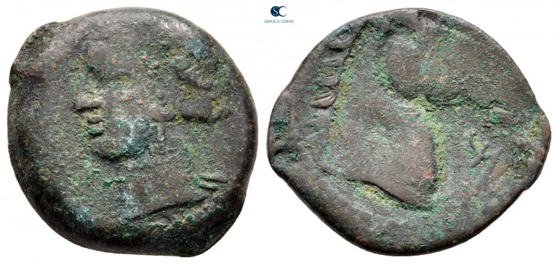 Zeugitana. Carthage circa 300-264 BC. 
Bronze Æ

20 mm, 5,47 g



nearly ...