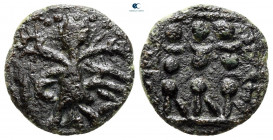 Macedon. Philippi. Pseudo-autonomous issue AD 41-68. contemporary barbaric imitation. Bronze Æ