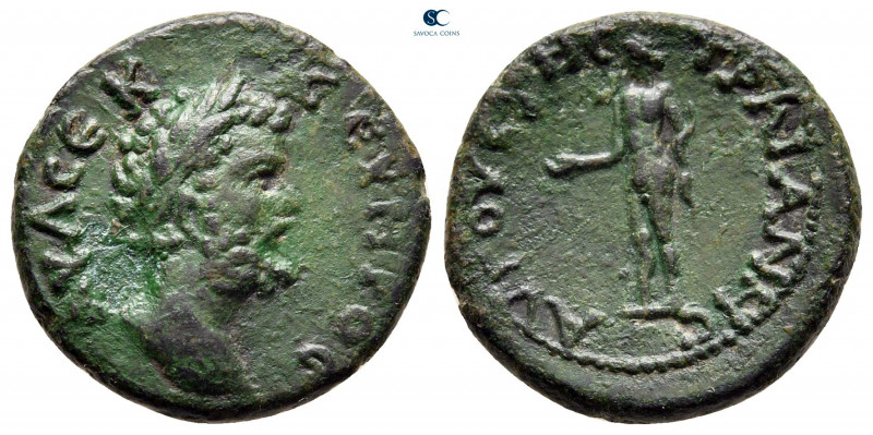 Thrace. Augusta Traiana. Septimius Severus AD 193-211. 
Bronze Æ

19 mm, 4,05...