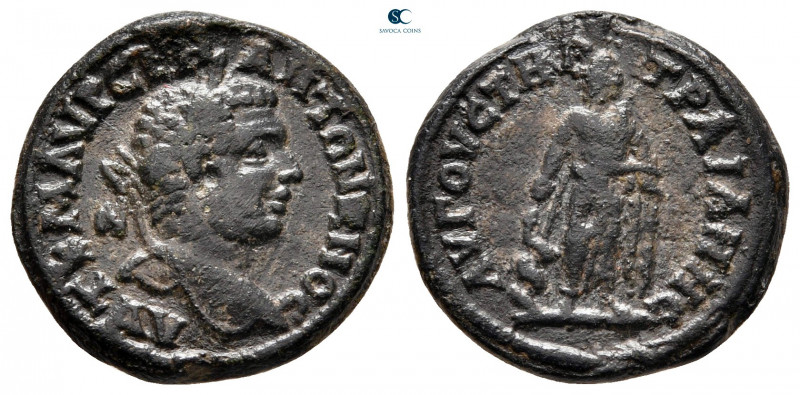 Thrace. Augusta Traiana. Caracalla AD 198-217. 
Bronze Æ

18 mm, 3,20 g


...