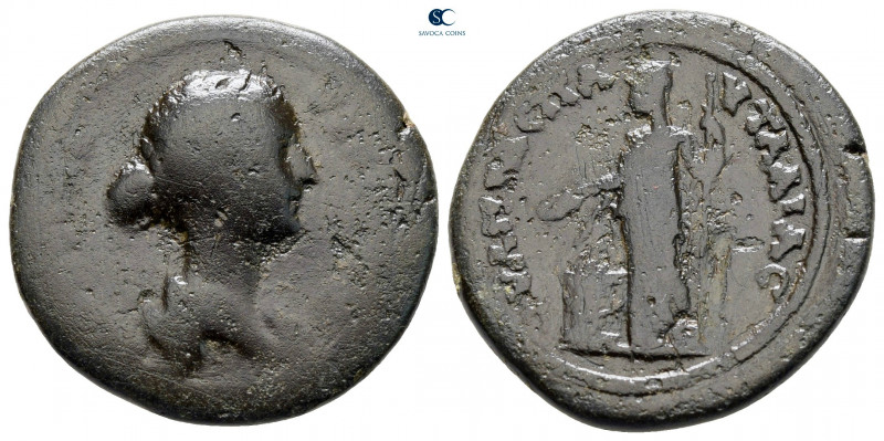 Thrace. Pautalia. Faustina II AD 147-175. 
Bronze Æ

23 mm, 5,96 g



nea...