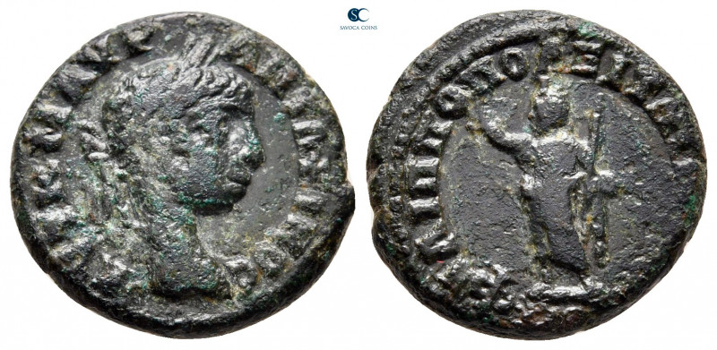 Thrace. Philippopolis. Elagabal AD 218-222. 
Bronze Æ

17 mm, 4,23 g



n...
