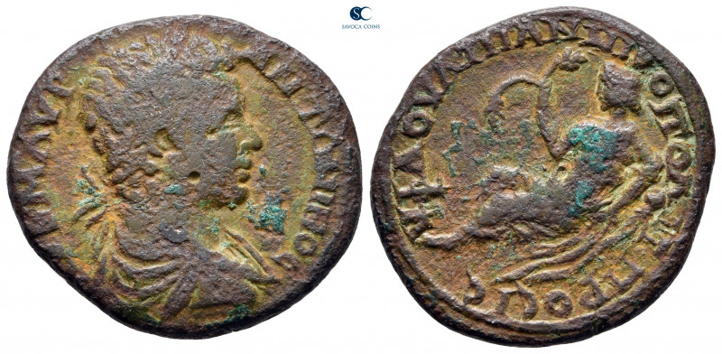Moesia Inferior. Nikopolis ad Istrum. Caracalla AD 198-217. 
Bronze Æ

28 mm,...