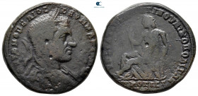 Moesia Inferior. Nikopolis ad Istrum. Macrinus AD 217-218. Statios Longinos, magistrat. Bronze Æ