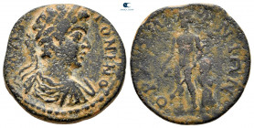 Arkadia. Orchomenos. Caracalla AD 198-217. Bronze Æ