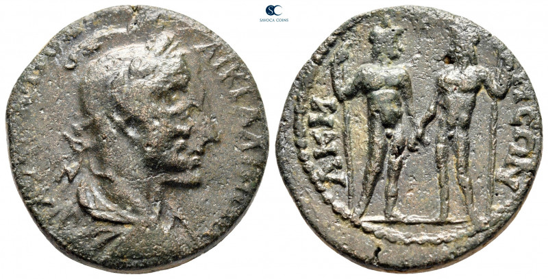 Phrygia. Akmoneia. Gallienus AD 253-268. 
Bronze Æ

27 mm, 14,66 g



nea...