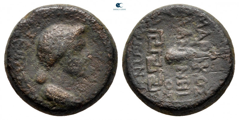 Phrygia. Apameia. Livia, wife of Augustus AD 14-29. 
Bronze Æ

14 mm, 3,34 g...