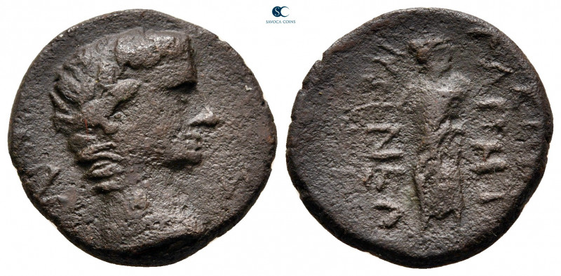 Phrygia. Eumeneia - Fulvia. Tiberius AD 14-37. 
Bronze Æ

17 mm, 3,85 g


...