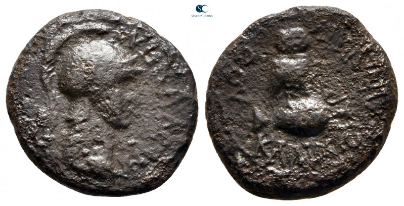 Phrygia. Synnada. Pseudo-autonomous issue AD 41-54. 
Bronze Æ

18 mm, 3,08 g...