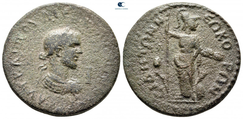 Pamphylia. Side. Gallienus AD 253-268. 
Bronze Æ

28 mm, 16,10 g



nearl...