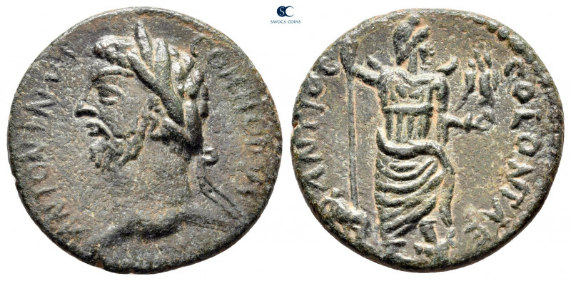 Pisidia. Antioch. Commodus AD 180-192. 
Bronze Æ

21 mm, 4,34 g



very f...