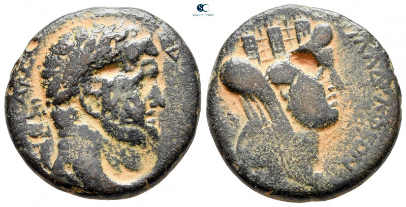 Decapolis. Philadelphia. Domitian AD 81-96. 
Bronze Æ

24 mm, 10,68 g



...