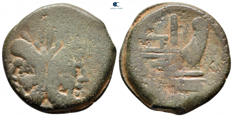 Anonymous 211 BC. Rome
As Æ

29 mm, 15,53 g



fine