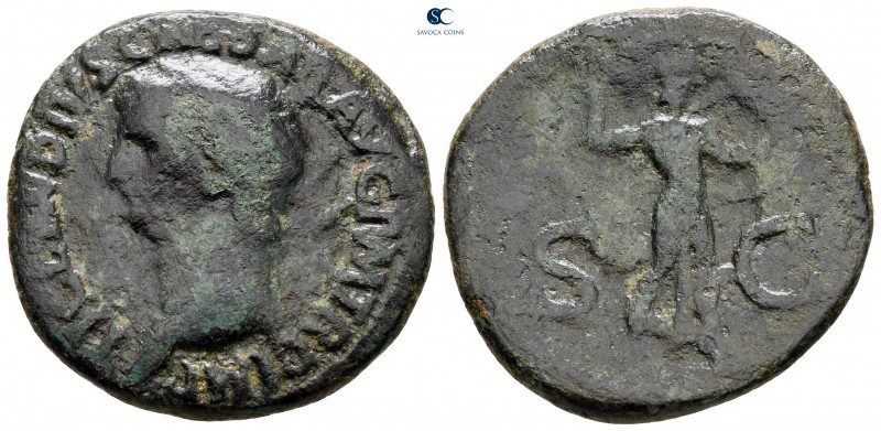Claudius AD 41-54. Rome
As Æ

29 mm, 9,54 g



fine