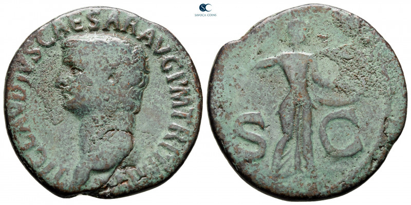 Claudius AD 41-54. Rome
As Æ

28 mm, 9,37 g



fine