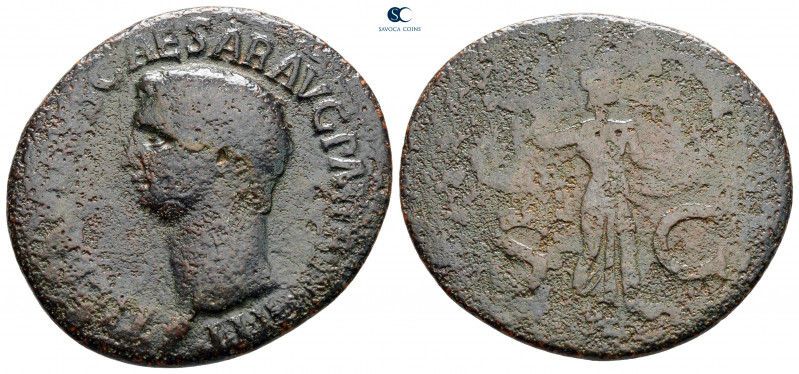Claudius AD 41-54. Rome
As Æ

31 mm, 9,64 g



fine