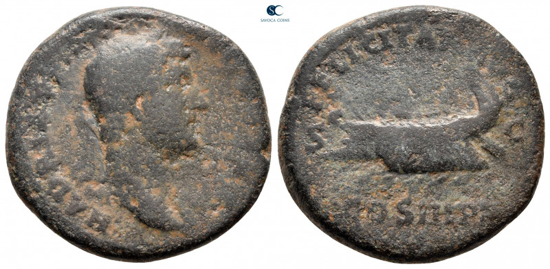 Hadrian AD 117-138. Rome
As Æ

27 mm, 11,26 g



fine