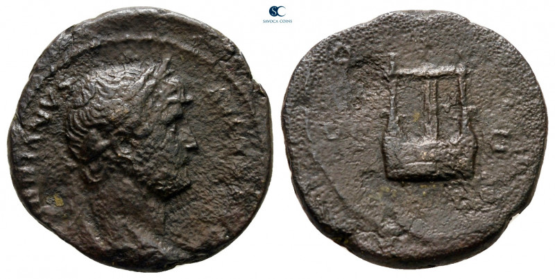Hadrian AD 117-138. Rome
Semis Æ

20 mm, 4,09 g



fine