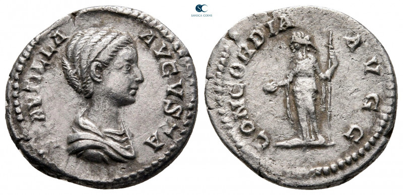 Plautilla. Augusta AD 202-205. Rome
Denarius AR

19 mm, 2,77 g



very fi...