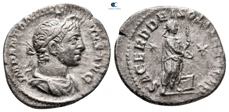 Elagabal AD 218-222. Rome
Denarius AR

19 mm, 2,56 g



nearly very fine