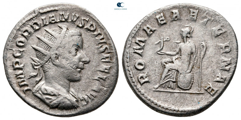 Gordian III AD 238-244. Rome
Antoninianus AR

22 mm, 3,11 g



very fine
